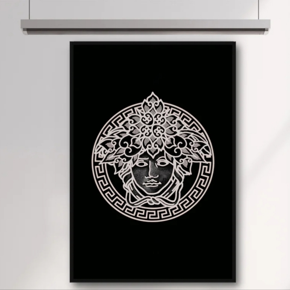 Versace 8 1/2"x11" Framed Wall Art